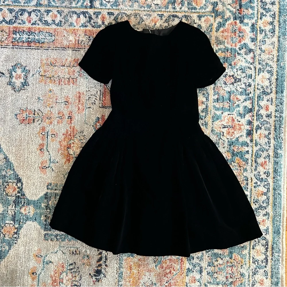 Vintage 1990s Scaasi Velvet Dress Size 10 - Picture 1 of 7